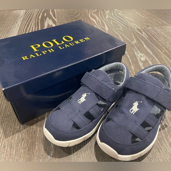 Polo Ralph Lauren Other - Fisherman Sandal by Polo Ralph Lauren - Navy - Kids Size 1 - NWOT with box
